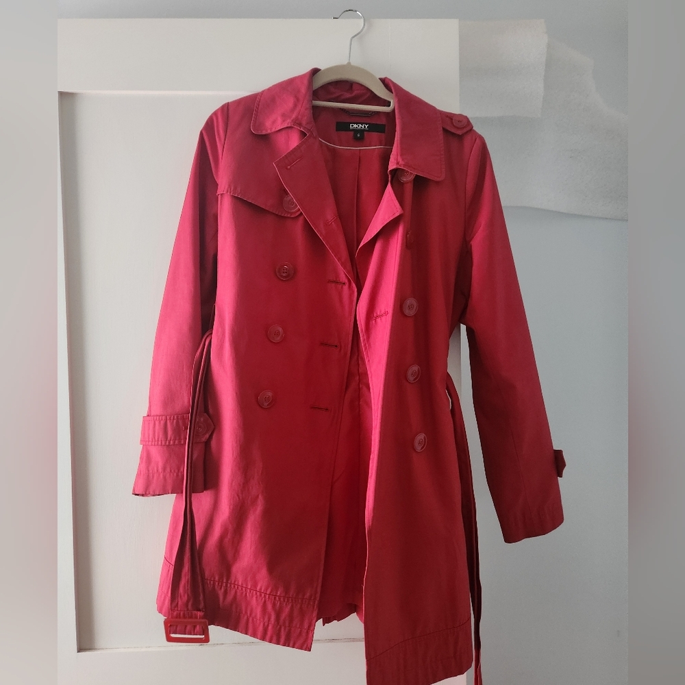 Mid length DKNY trench coat